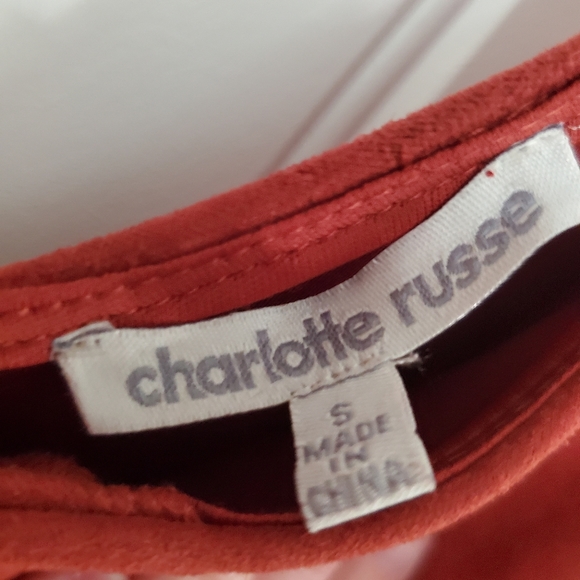 Charlotte Russe Suede Dress - Picture 2 of 3